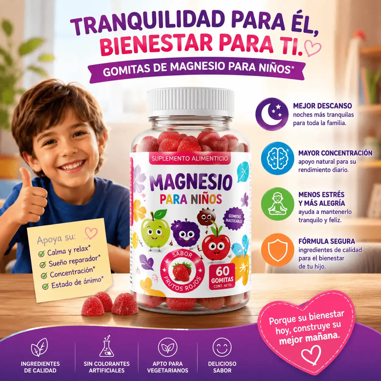 Magnesio Kids en gomitas